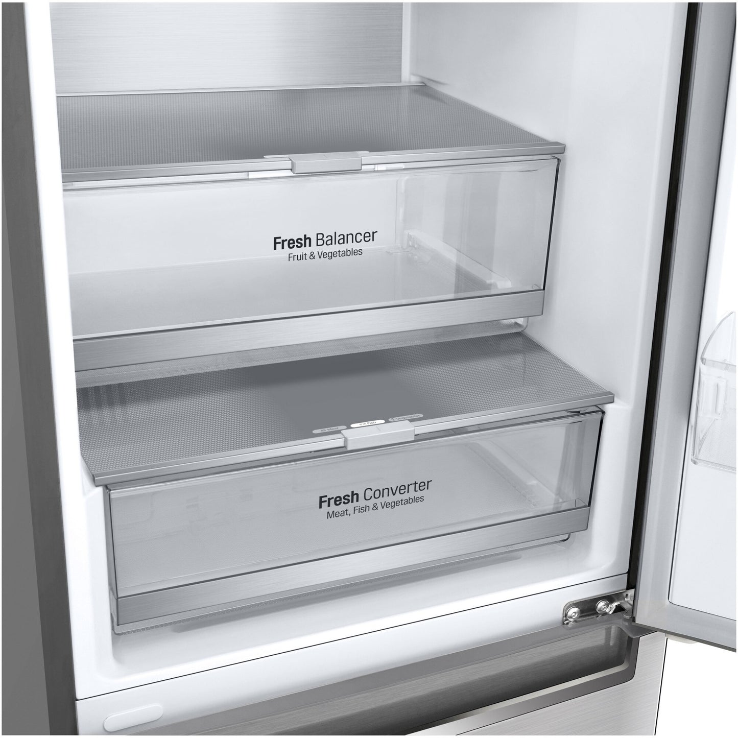 Combina frigorifica LG GBB92STACP, 384 l, No Frost, Smart Diagnosis, Wi-Fi, Clasa C,GARANTIE 8 ANI