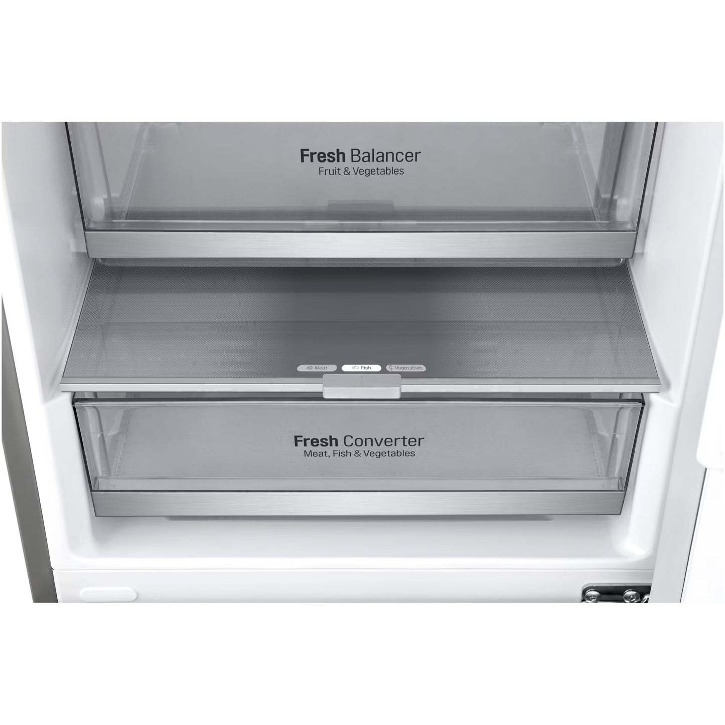 Combina frigorifica LG GBB92STACP, 384 l, No Frost, Smart Diagnosis, Wi-Fi, Clasa C,GARANTIE 8 ANI