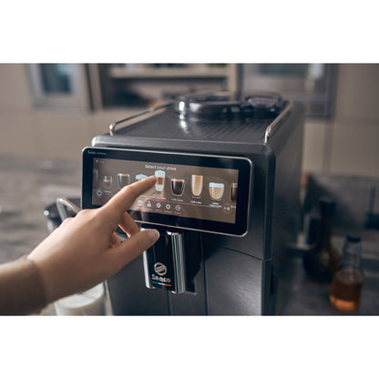 Espressor complet automat Saeco Xelsis Suprema SM8885/00, 15 bari, Tehnologie BeanMaestro, functie LatteDuo, filtru Aqua Clean, GARANTIE 12 ANI