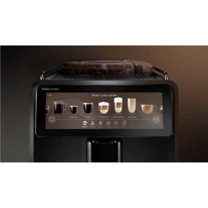 Espressor complet automat Saeco Xelsis Suprema SM8885/00, 15 bari, Tehnologie BeanMaestro, functie LatteDuo, filtru Aqua Clean, GARANTIE 12 ANI