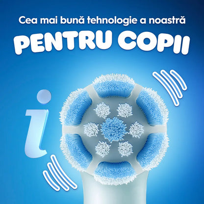Periuta de dinti electrica copii ORAL-B iO Kids, Disney Stitch, 3 programe, 1 capat, albastru, GARANTIE 7 ANI