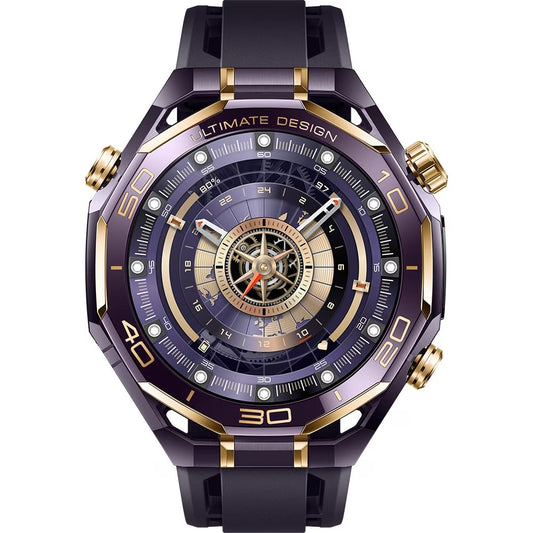 Smartwatch HUAWEI Watch Ultimate Design 2, Android/iOS, Purple Fluoroelastomer Strap, GARANTIE 19 ANI +2 ANI