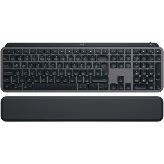 Tastatura Wireless LOGITECH MX Keys S Plus Palmrest, USB, Bluetooth, US INT, Graphite, GARANTIE 7 ANI