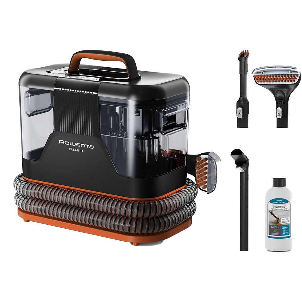 Aspirator cu spalare ROWENTA Clean It IN5011F0, 1.5l, 400W, portocaliu-negru, GARANTIE 9 ANI
