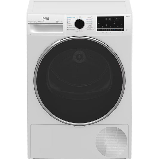 Uscator de rufe BEKO B5T69233W EU, HomeWhiz, Pompa de caldura, 9 kg, 15 programe, Clasa C, alb, GARANTIE 7 ANI