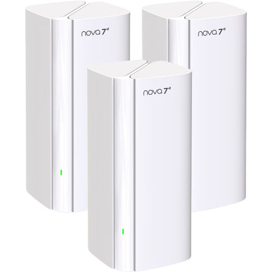Sistem Mesh Wireless TENDA Nova EE3 Pro BE3600, Wi-Fi 7, Dual Band 688 + 2882 Mbps, 3 buc, alb, GARANTIE 12 ANI