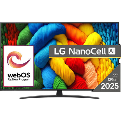 Televizor NanoCell Smart LG 43NANO81A3A, Ultra HD 4K, HDR, GARANTIE 7 ANI