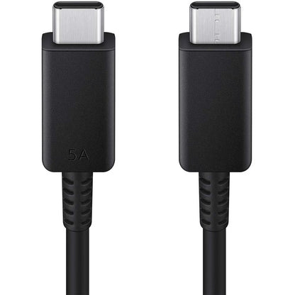 Cablu date SAMSUNG EP-DX310JBEGEU, USB-C - USB-C, 3A, 1.8m, negru