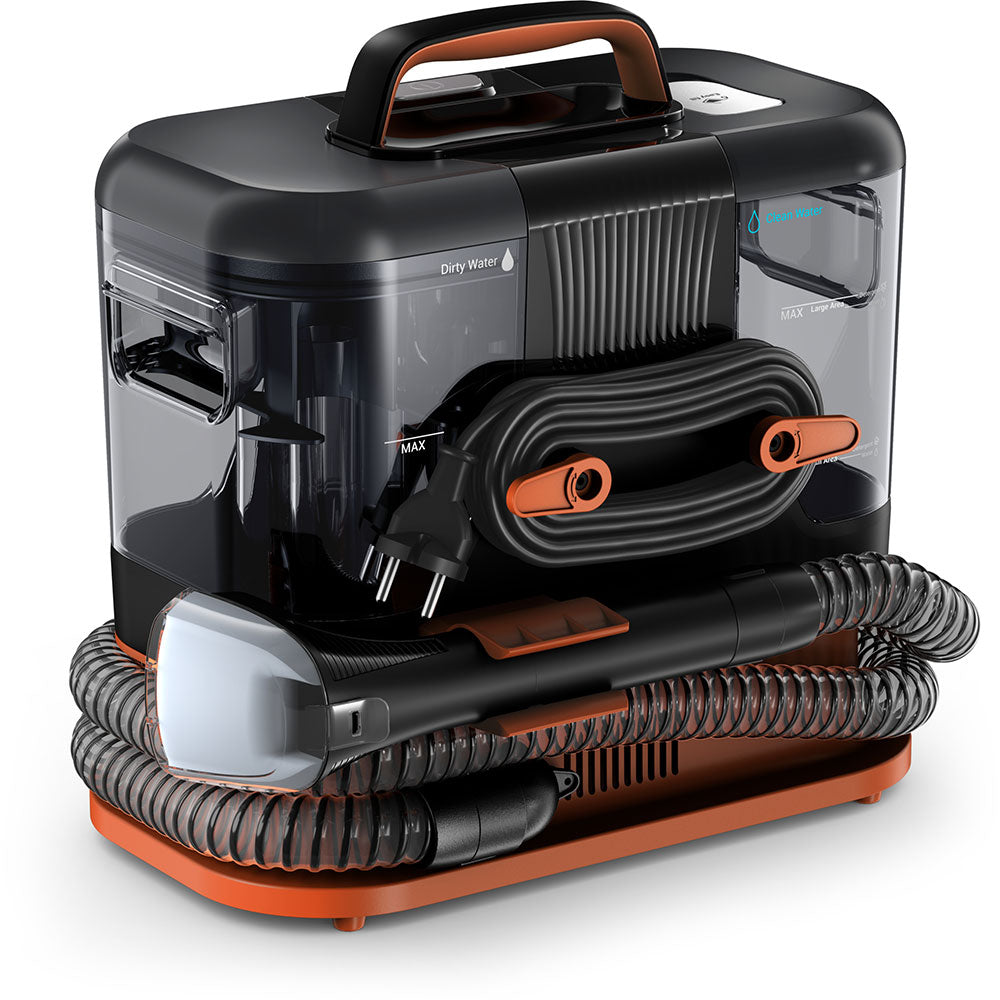 Aspirator cu spalare ROWENTA Clean It IN5011F0, 1.5l, 400W, portocaliu-negru, GARANTIE 9 ANI