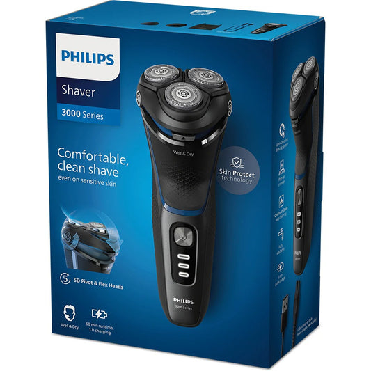 Aparat de ras PHILIPS S3344/13, Wet & Dry, GARANTIE 7 ANI