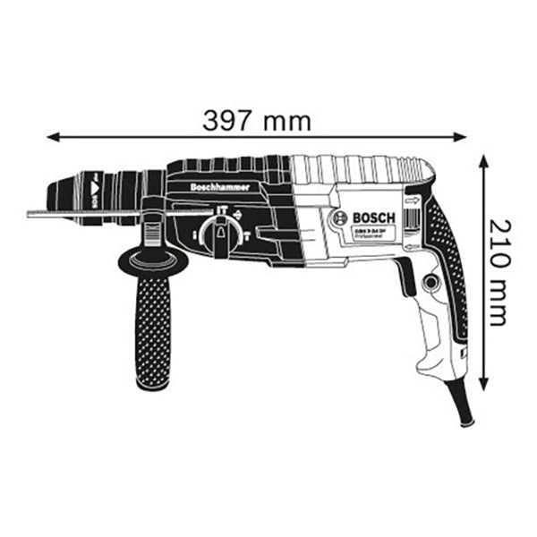 Ciocan rotopercutor BOSCH Professional GBH 240 F 0611273000, 790W, 2.7J, 930RPM, 4200BPM, SDS Plus, GARANTIE 8 ANI