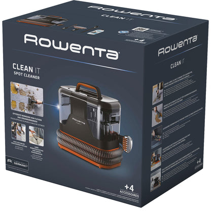 Aspirator cu spalare ROWENTA Clean It IN5011F0, 1.5l, 400W, portocaliu-negru, GARANTIE 9 ANI