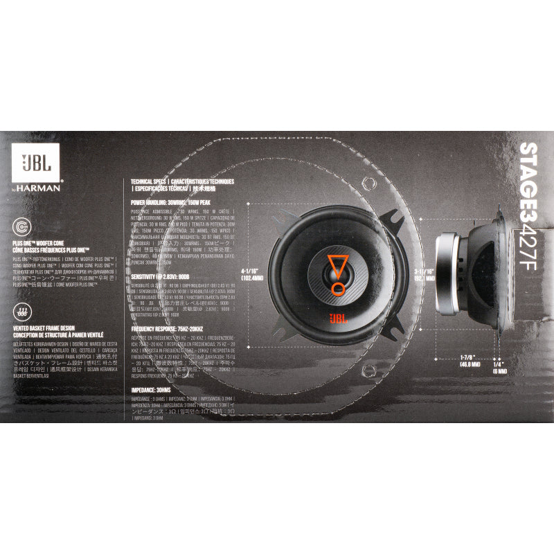 Boxa Auto JBL Stage3 427, 30W RMS, 102.4mm, Set 2 bucati JBLSTAGE3427F, GARANTIE 7 ANI