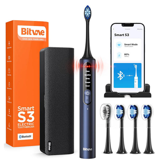 Periuta De Dinti Electrica Bitvae S3 Smart, Bleumarin, GARANTIE 5 ANI