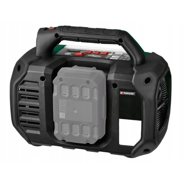 Compresor si pompa de aer 20V Parkside 2 in 1, presiune maxima 10.3bari (150 PSI), debit pompaaer 380L/min, GARANTIE 5 ANI