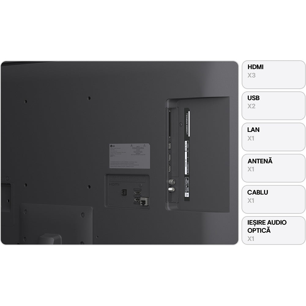 Televizor NanoCell Smart LG 43NANO81A3A, Ultra HD 4K, HDR, GARANTIE 7 ANI