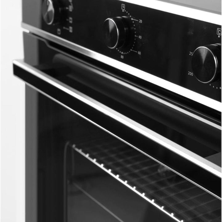 Cuptor incorporabil Samus SC628GX9, 75l, 9 functii preparare, Putere 2800W, Negru Argintiu, GARANTIE 12 ANI